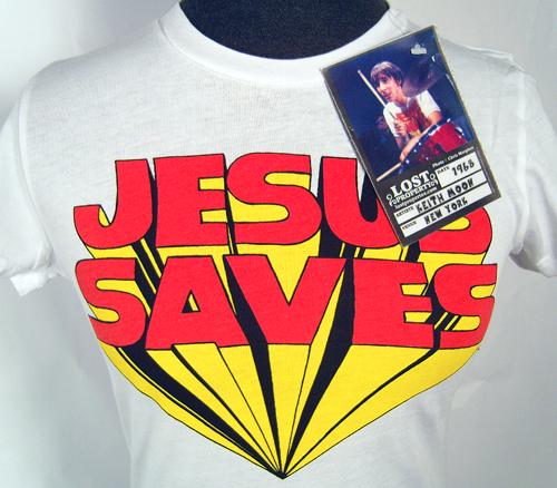 'Jesus Saves' - Retro Vintage Tee by Lost Property